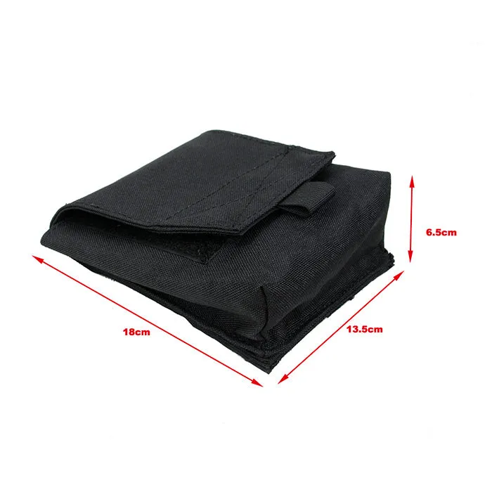 The Black Ships Utility Pouch Hook Back TBS067 BK