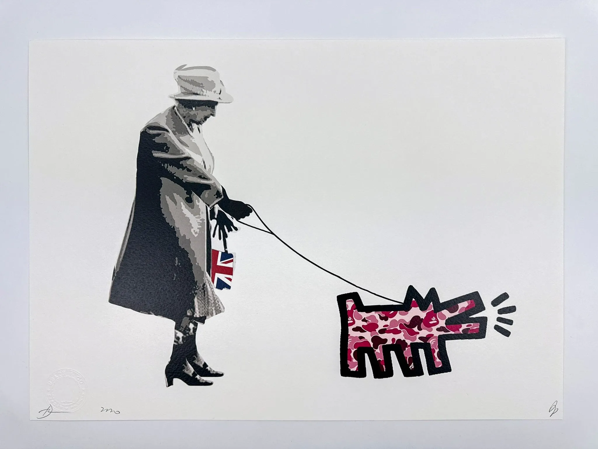 The Queen Walks Haring