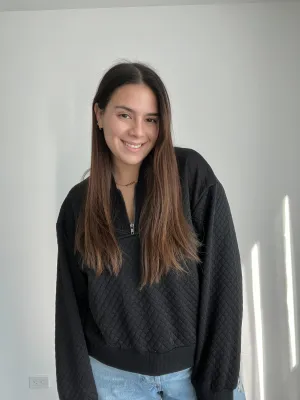 The Quilted Half Zip