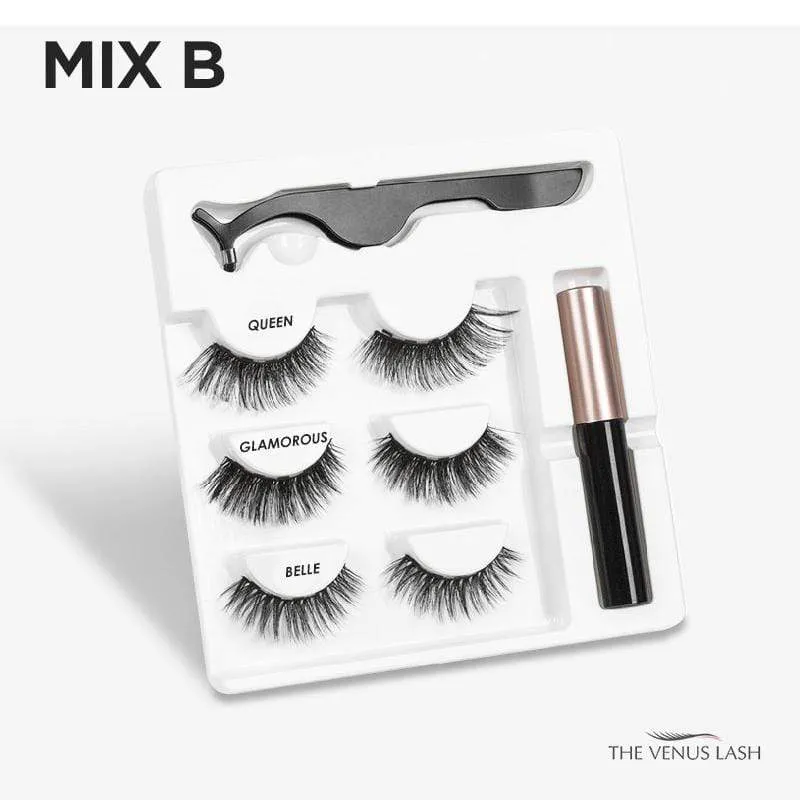 The Venus Lash™ Magnetic Eyelash & Eyeliner Kit (3 Pairs)