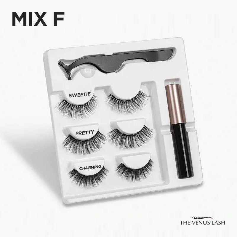 The Venus Lash™ Magnetic Eyelash & Eyeliner Kit (3 Pairs)