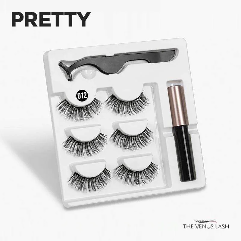 The Venus Lash™ Magnetic Eyelash & Eyeliner Kit (3 Pairs)