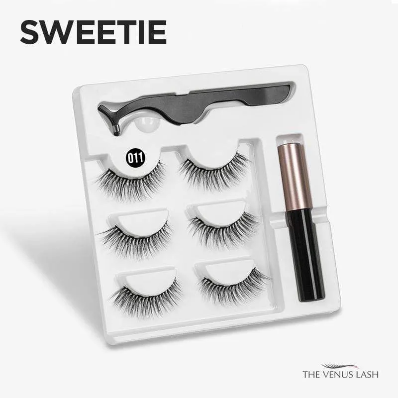 The Venus Lash™ Magnetic Eyelash & Eyeliner Kit (3 Pairs)