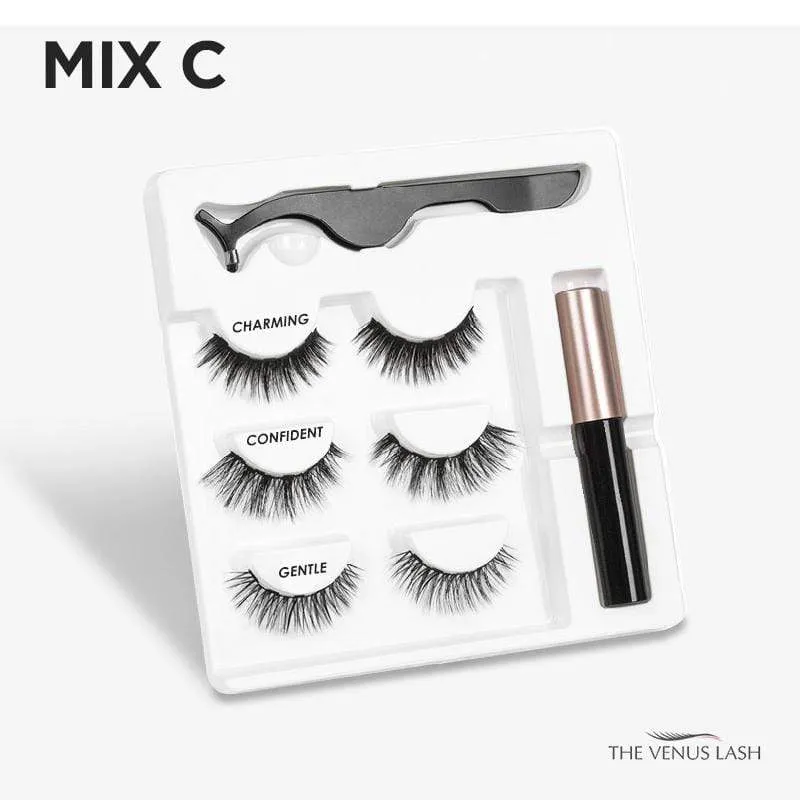 The Venus Lash™ Magnetic Eyelash & Eyeliner Kit (3 Pairs)