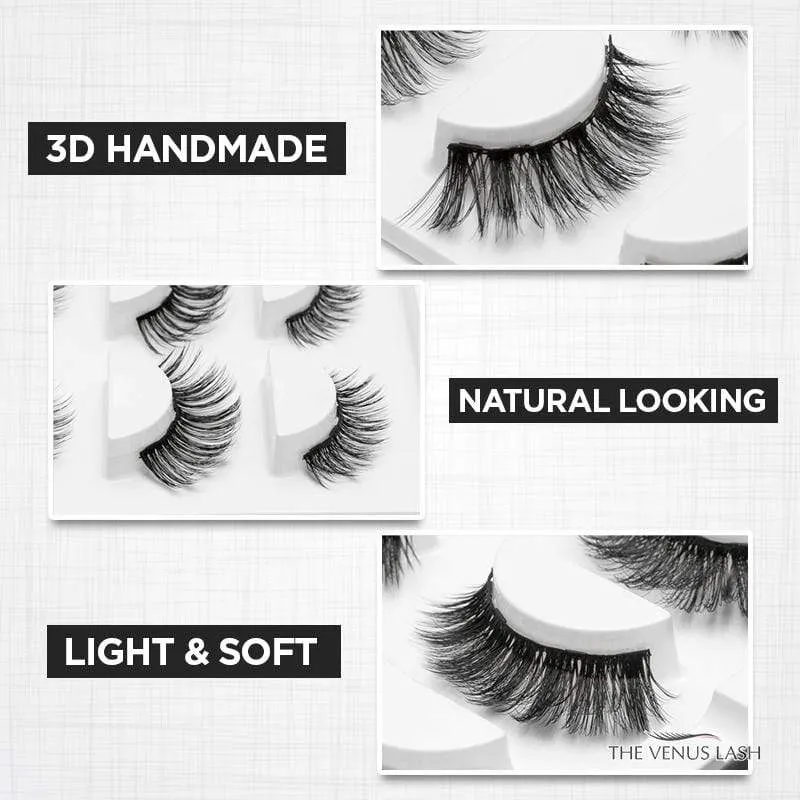 The Venus Lash™ Magnetic Eyelash & Eyeliner Kit (3 Pairs)