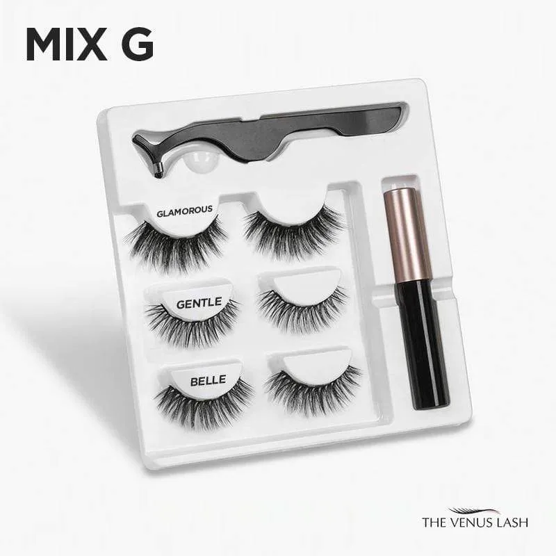 The Venus Lash™ Magnetic Eyelash & Eyeliner Kit (3 Pairs)