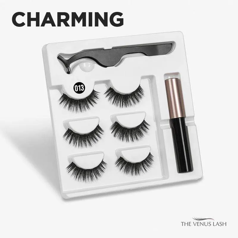 The Venus Lash™ Magnetic Eyelash & Eyeliner Kit (3 Pairs)