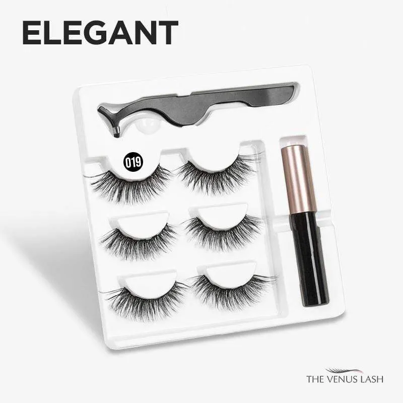 The Venus Lash™ Magnetic Eyelash & Eyeliner Kit (3 Pairs)