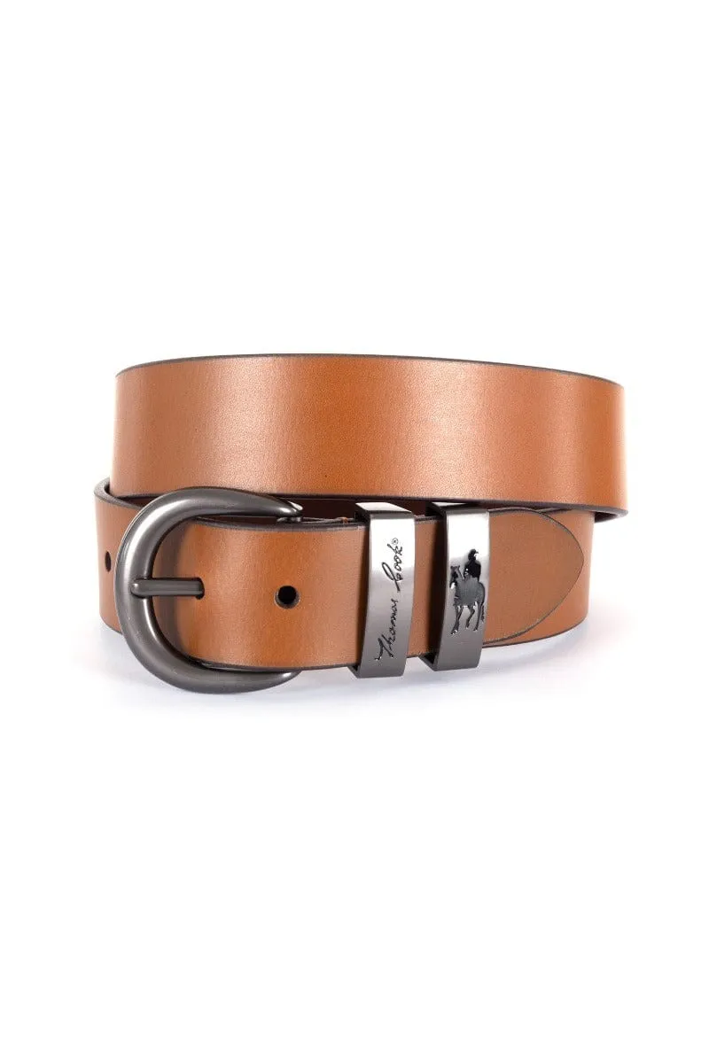 Thomas Cook Belt Gunmetal Twin Keeper (TCP1942BEL)