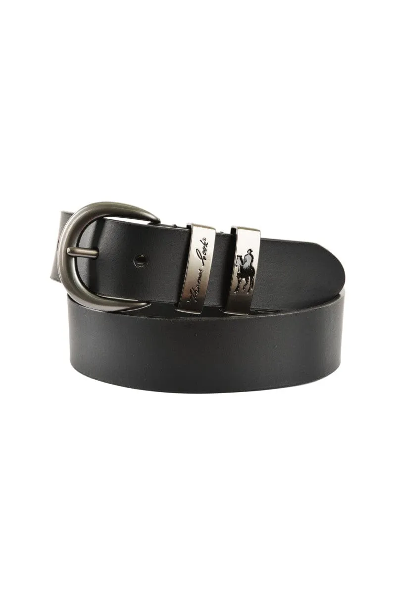 Thomas Cook Belt Gunmetal Twin Keeper (TCP1942BEL)