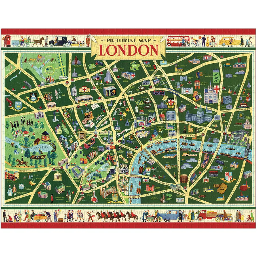 Thousand-Piece Puzzle, multiple styles