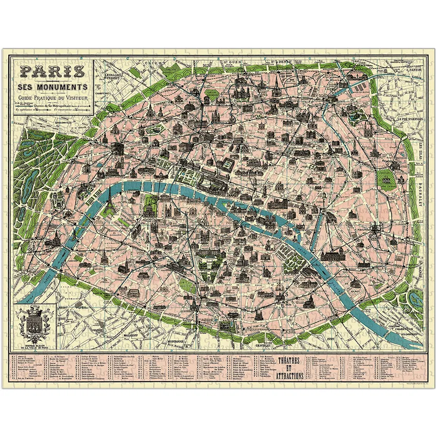 Thousand-Piece Puzzle, multiple styles