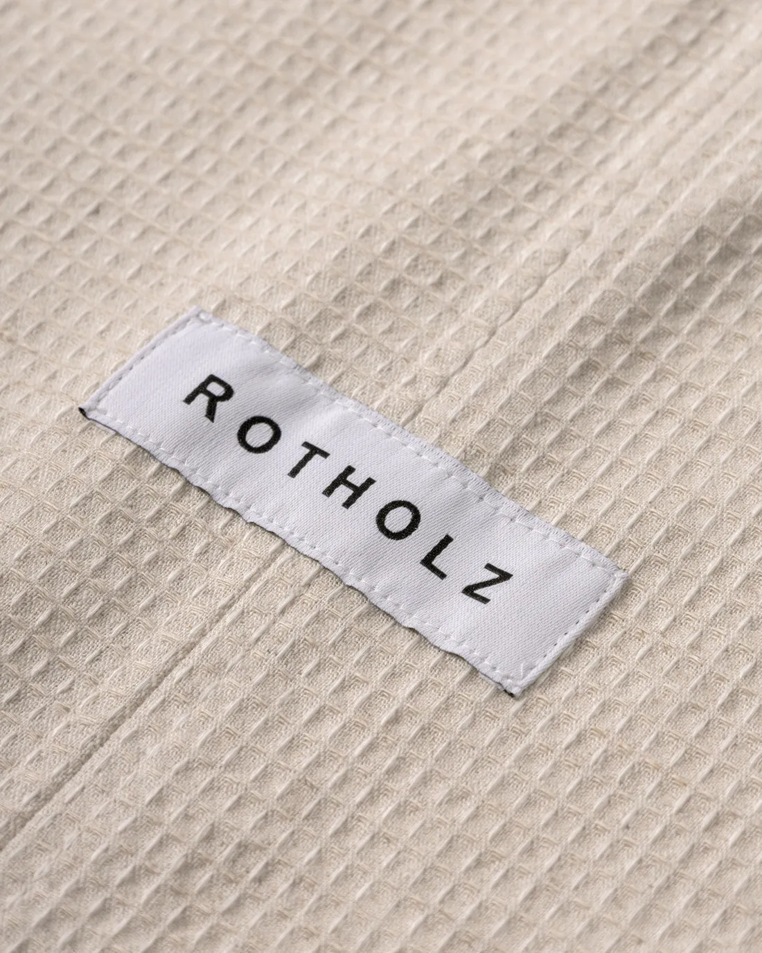 Tie Tote Bag Waffle Sand