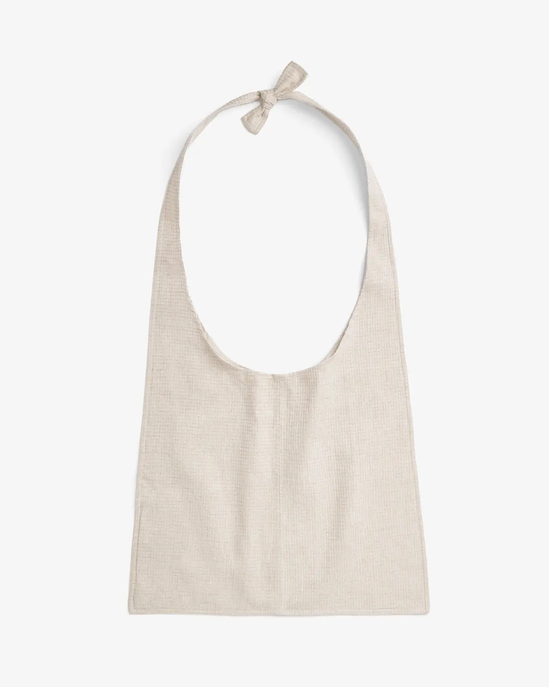 Tie Tote Bag Waffle Sand