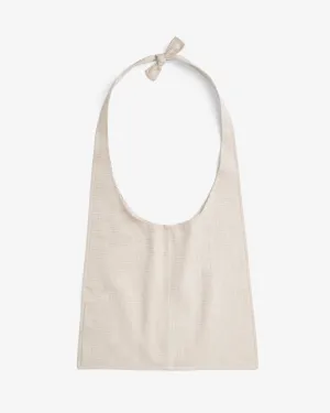 Tie Tote Bag Waffle Sand