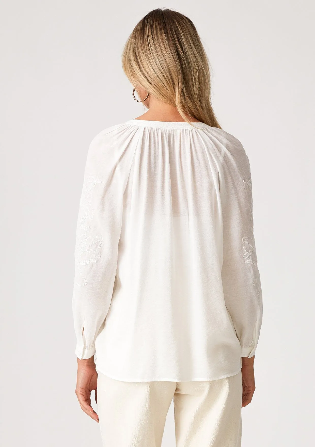 Tobi Embroidered Blouse