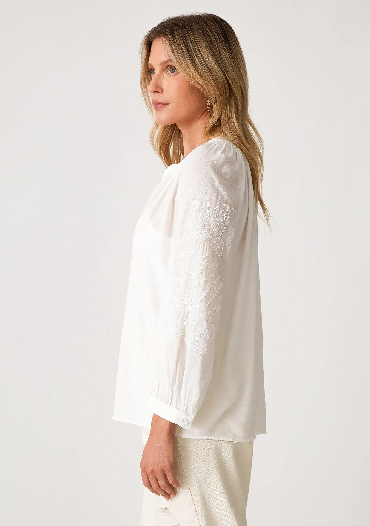 Tobi Embroidered Blouse