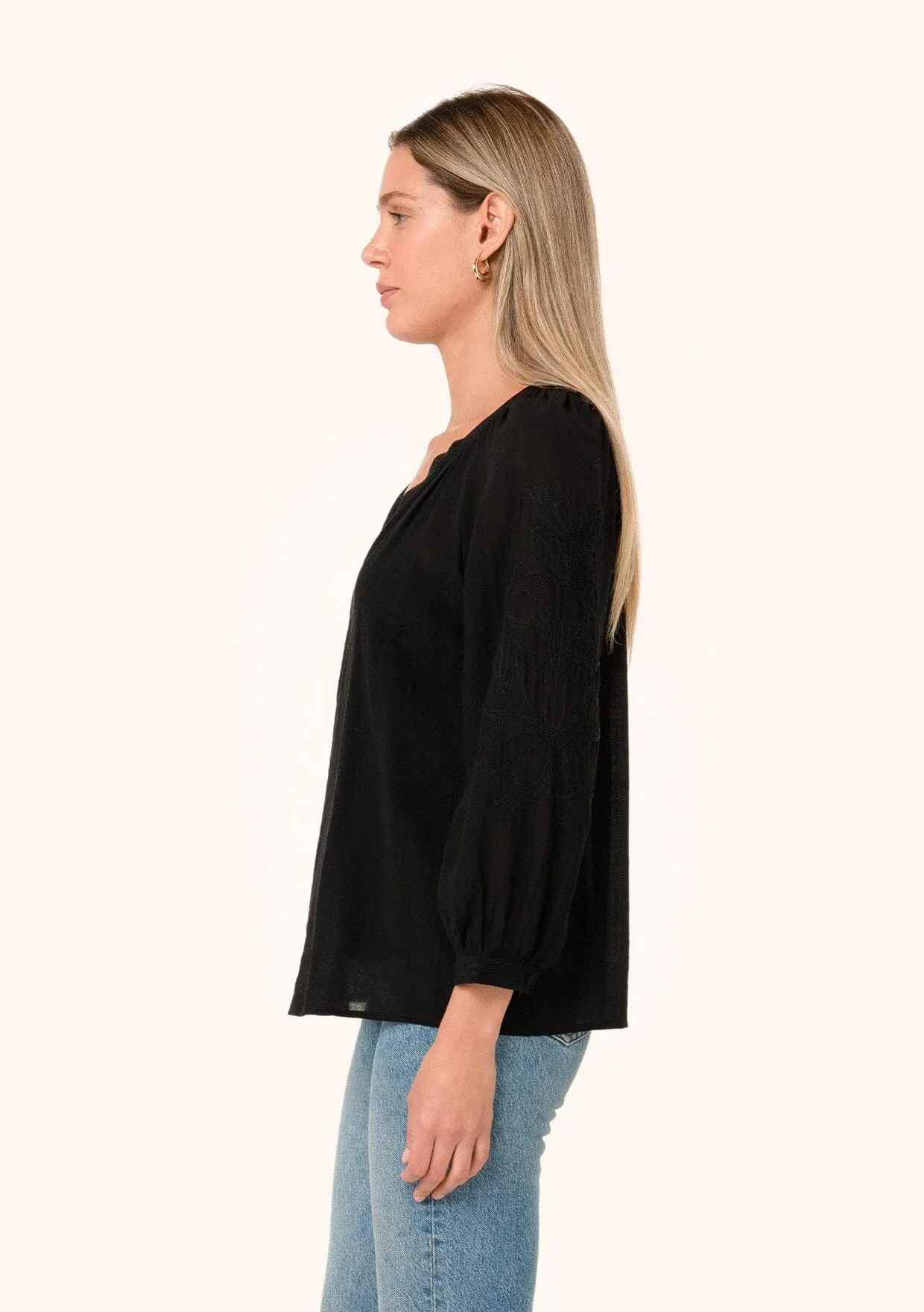 Tobi Embroidered Blouse
