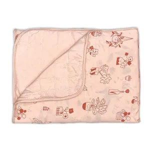 Toddler Blanket 1.0 TOG (4 Season Bamboo Quilted Blanket) Plantastic Print