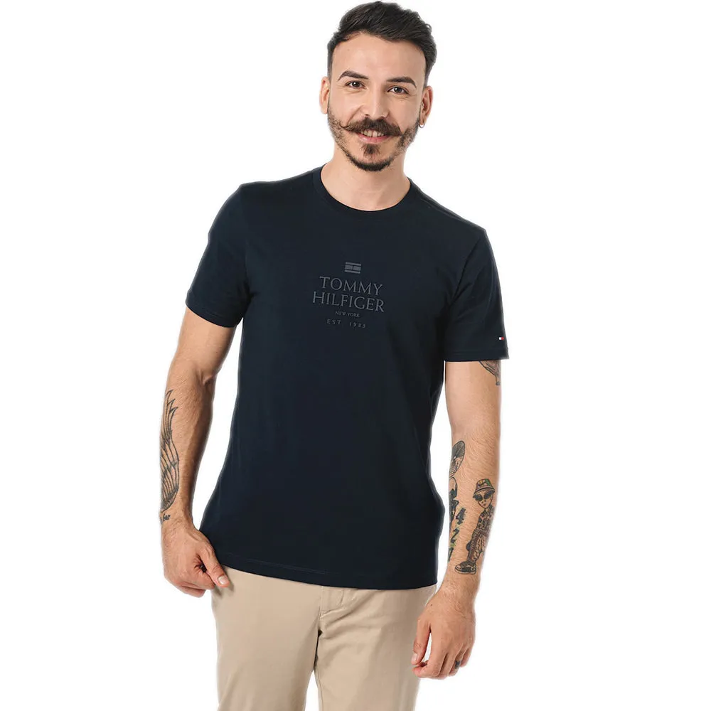 Tonal Hilfiger T-Shirt - Navy
