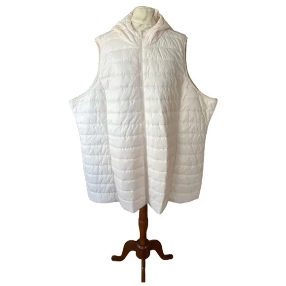 Torrid Light Packable Lightweight Puffer Vest Dew Plus Size 5X NWT