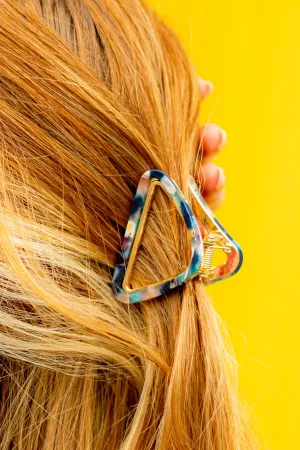 Triangle Outline Claw Hair Clip