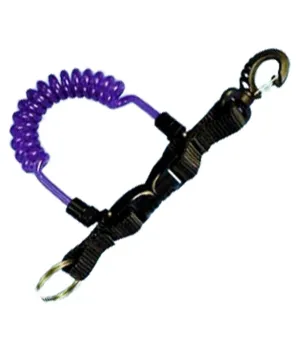 Trident Magna Coil Lanyard w/ Ring & Clip