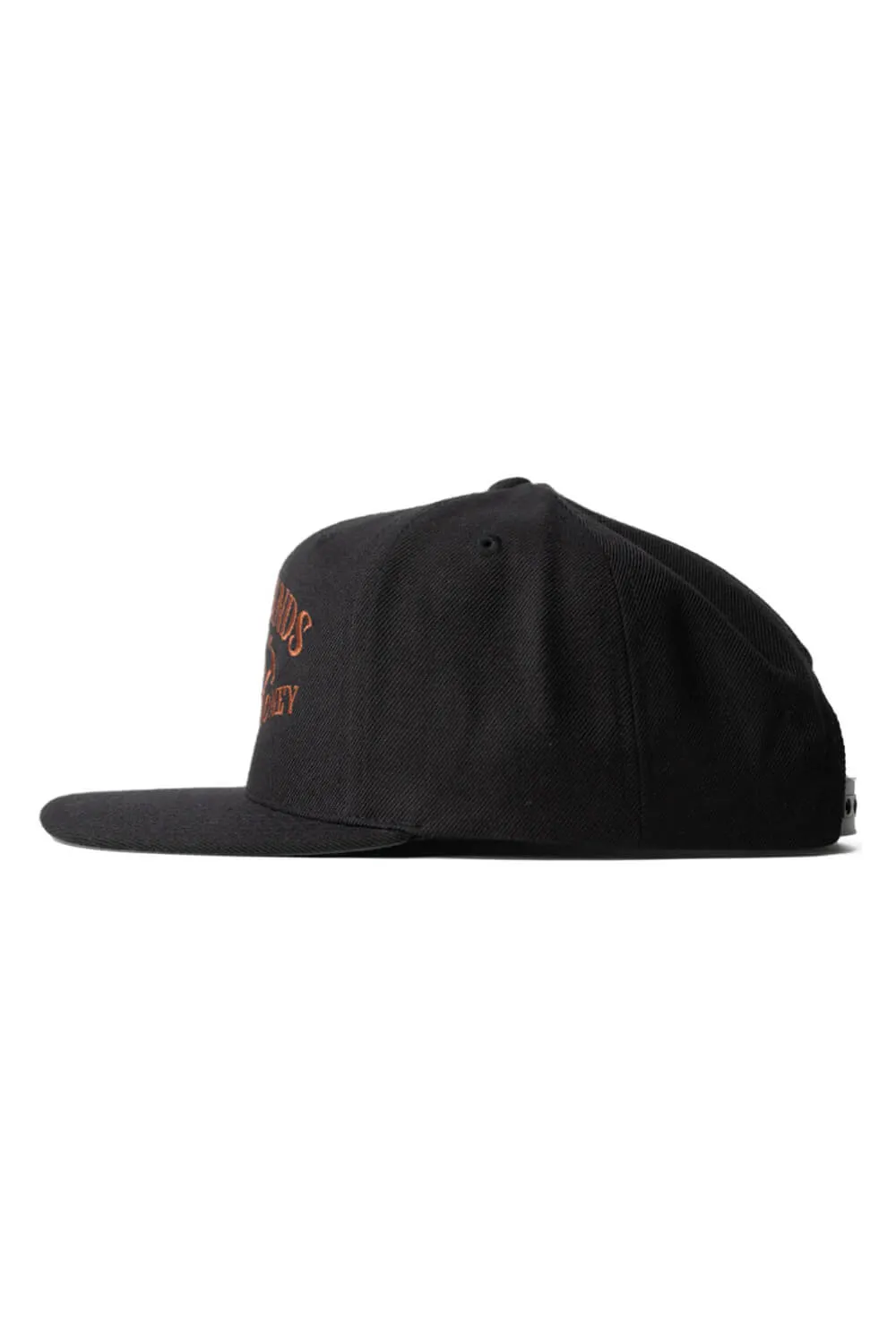 Troll Co. Catena Snapback Hat for Men in Black | TC0772-BLACK