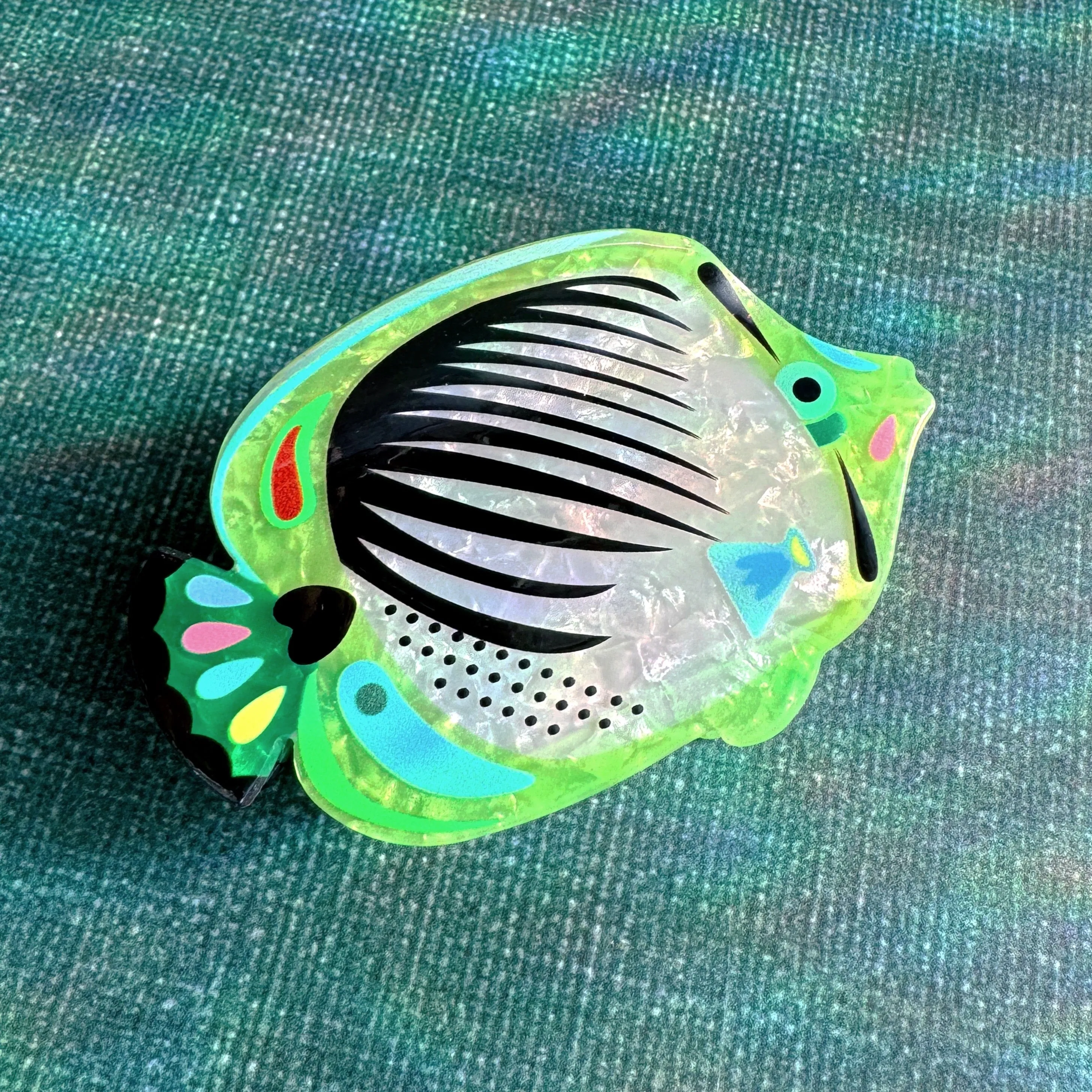 Tropical Fish Claw Hair Clip