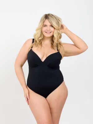 Tummy Control Padded Plunge Swimsuit