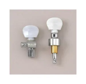 Tuning keys - Economy banjo keys set of 5 w pearloid buttons