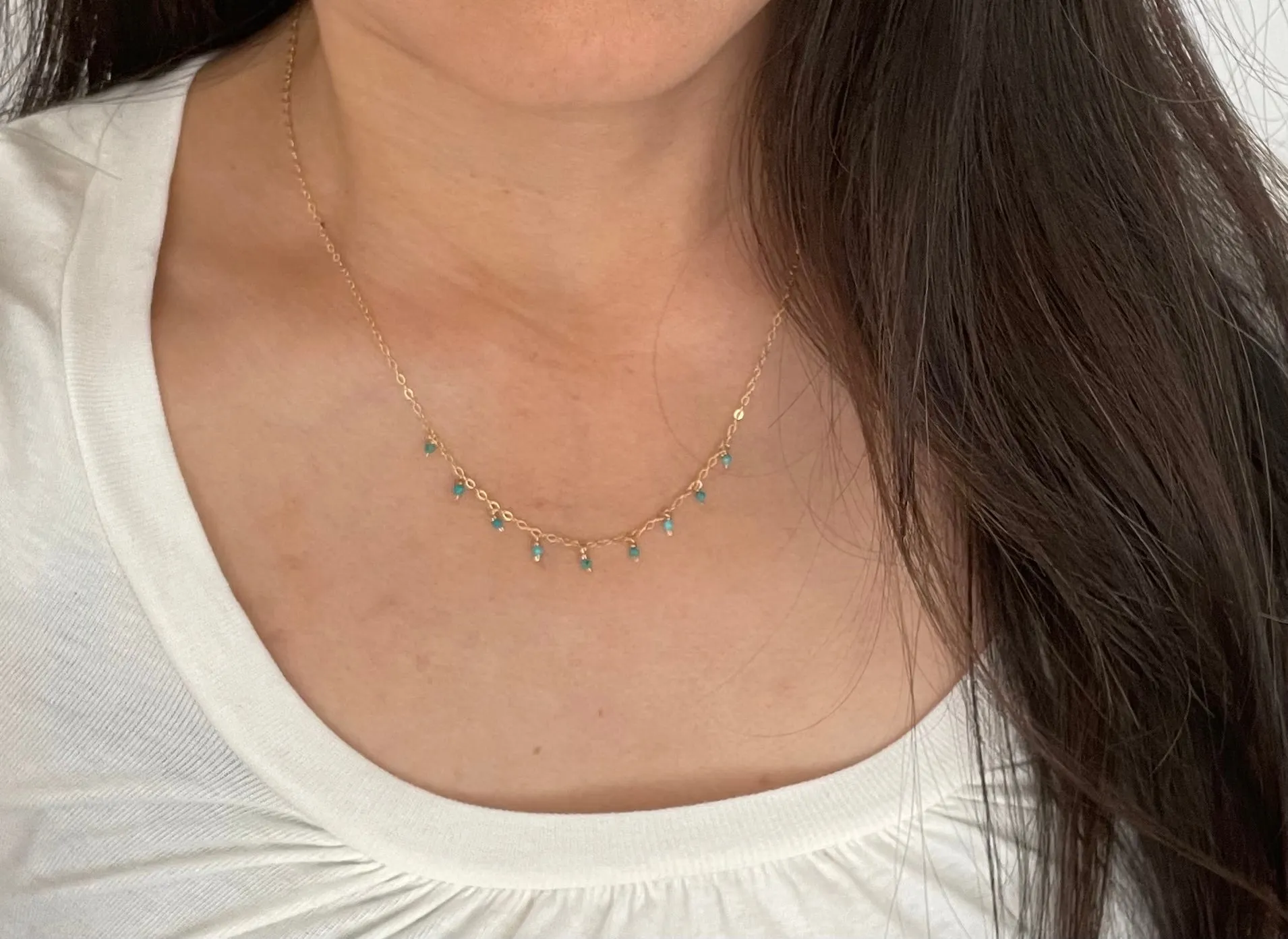 Turquoise Studded Necklace