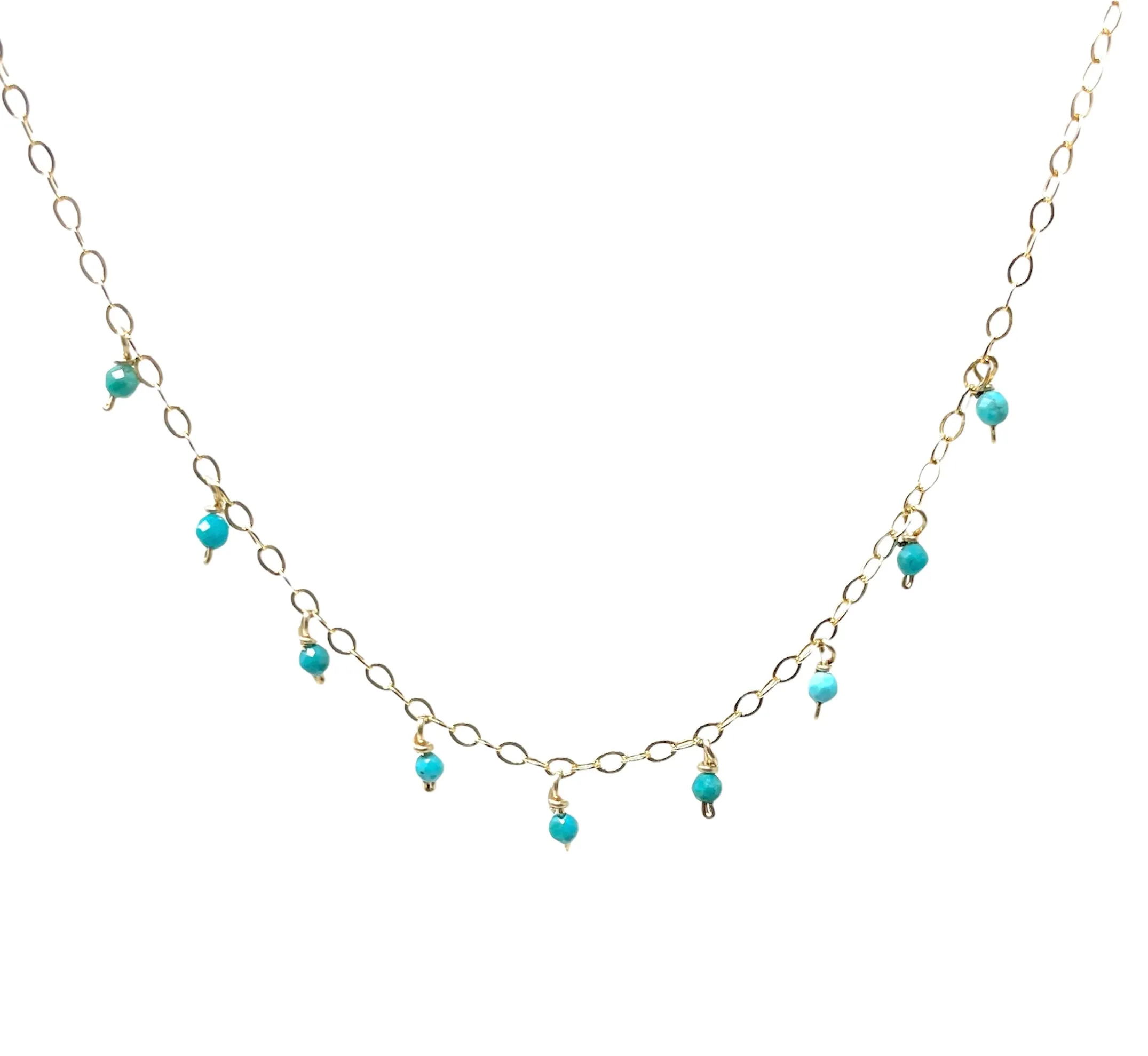 Turquoise Studded Necklace