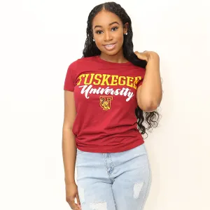 TUSKEGEE | 2020 UNIV Crimson Ladies Tees (**)