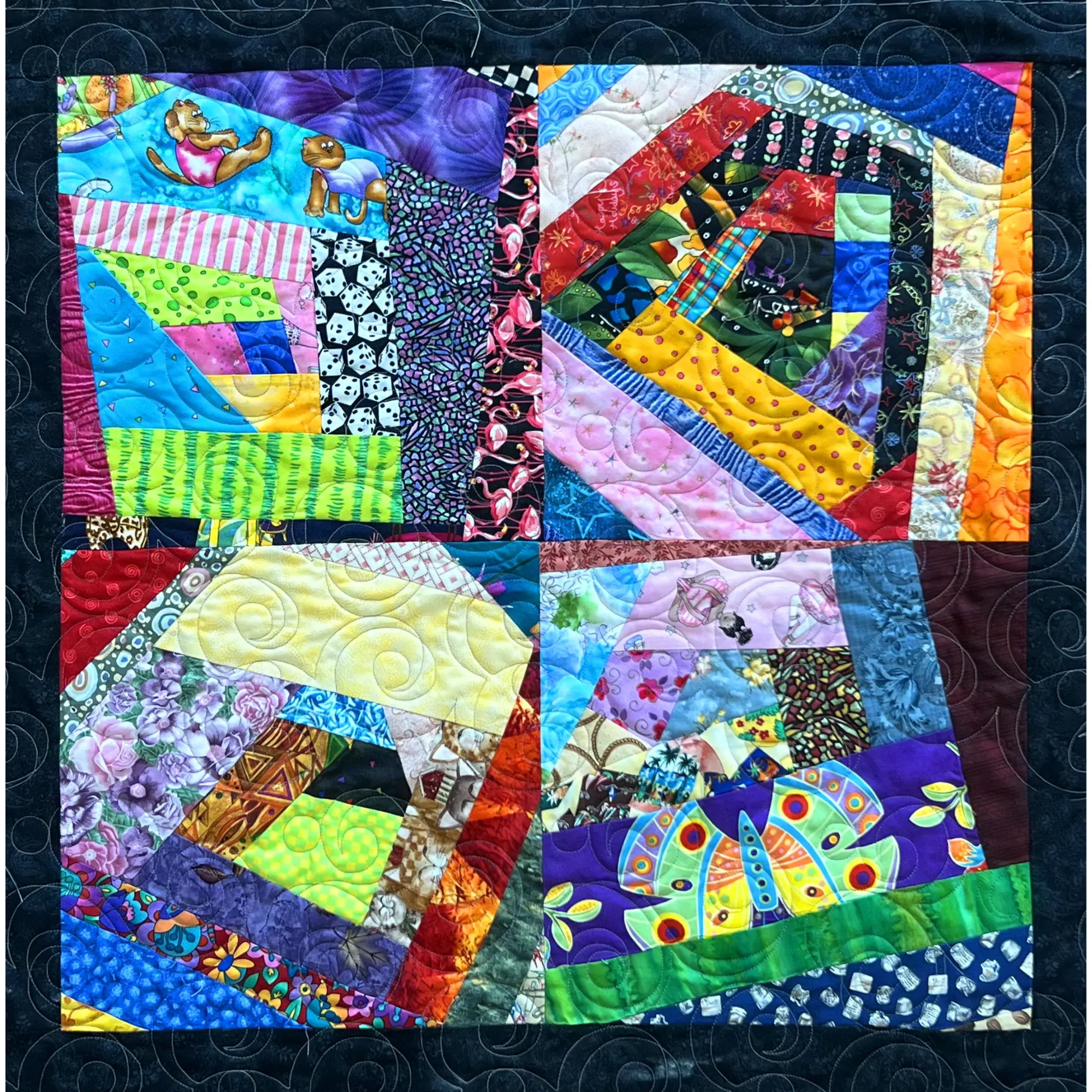 U FINISH IT - Crazy Patch Quiltlet