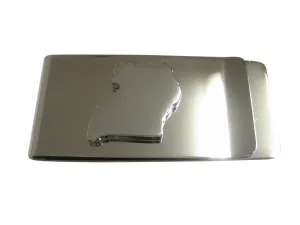 Uganda Map Shape Money Clip