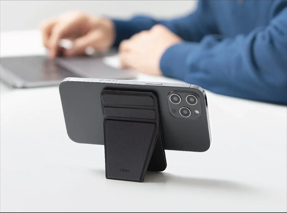 Uniq Phone Accessory (phone Stand, A Hand Grip And Card Holder) (darkgreen)