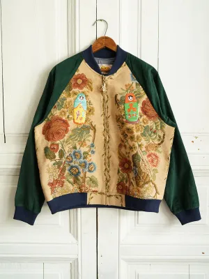 Unlogical Poem Doll Bead Embroidery Patchwork Souvenir Jacket