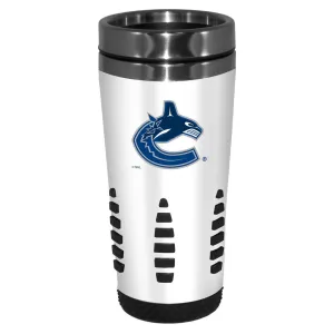 Vancouver Canucks Travel Mug - 16 oz. White Huntsville