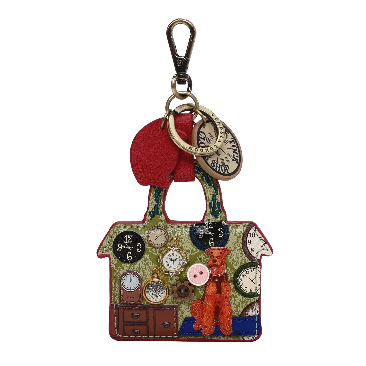 Vendula London - Tick Tock Clock Shop Key Charm