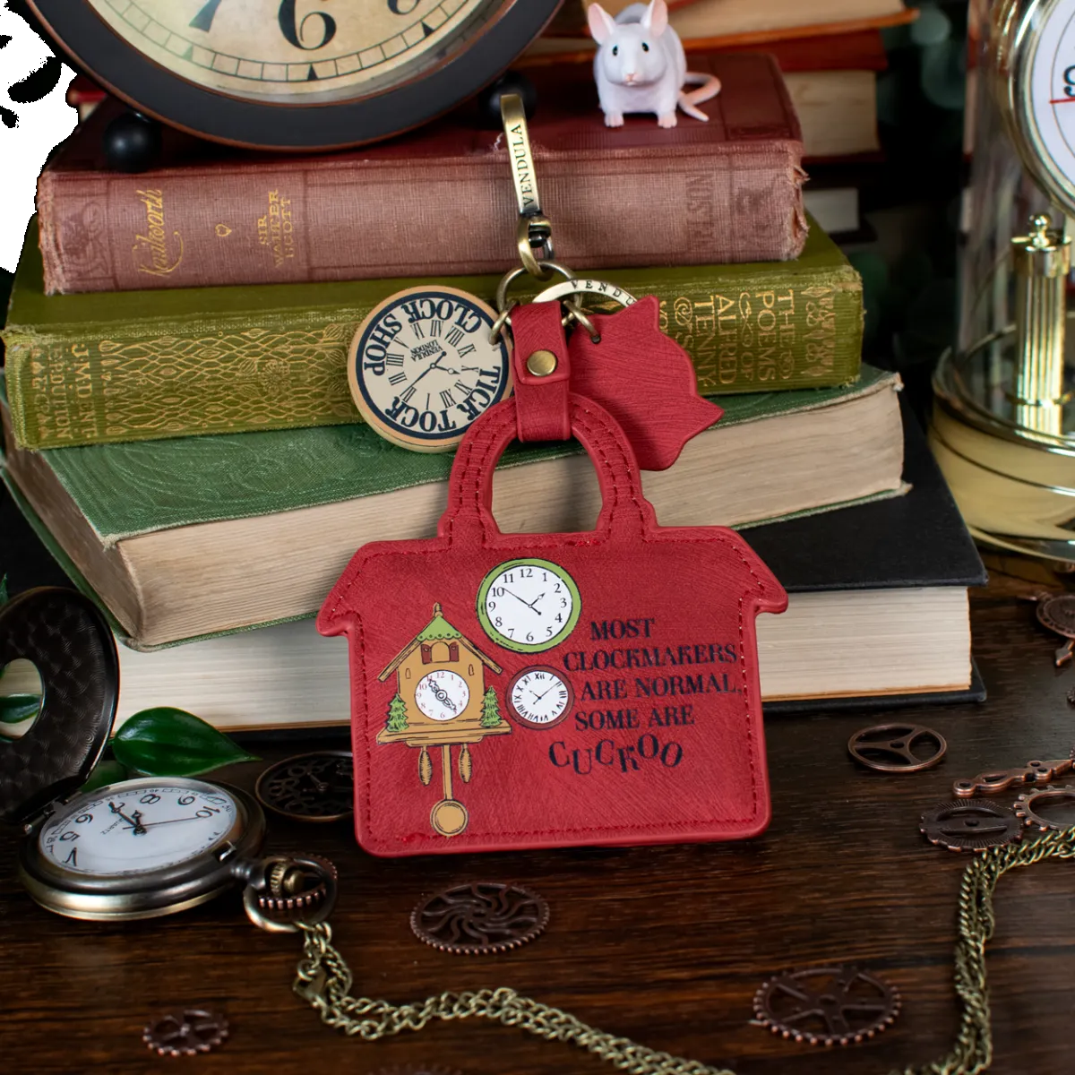 Vendula London - Tick Tock Clock Shop Key Charm