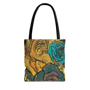 Vibrant Floral Tote Bag - Perfect for Everyday Use and Special Occasions