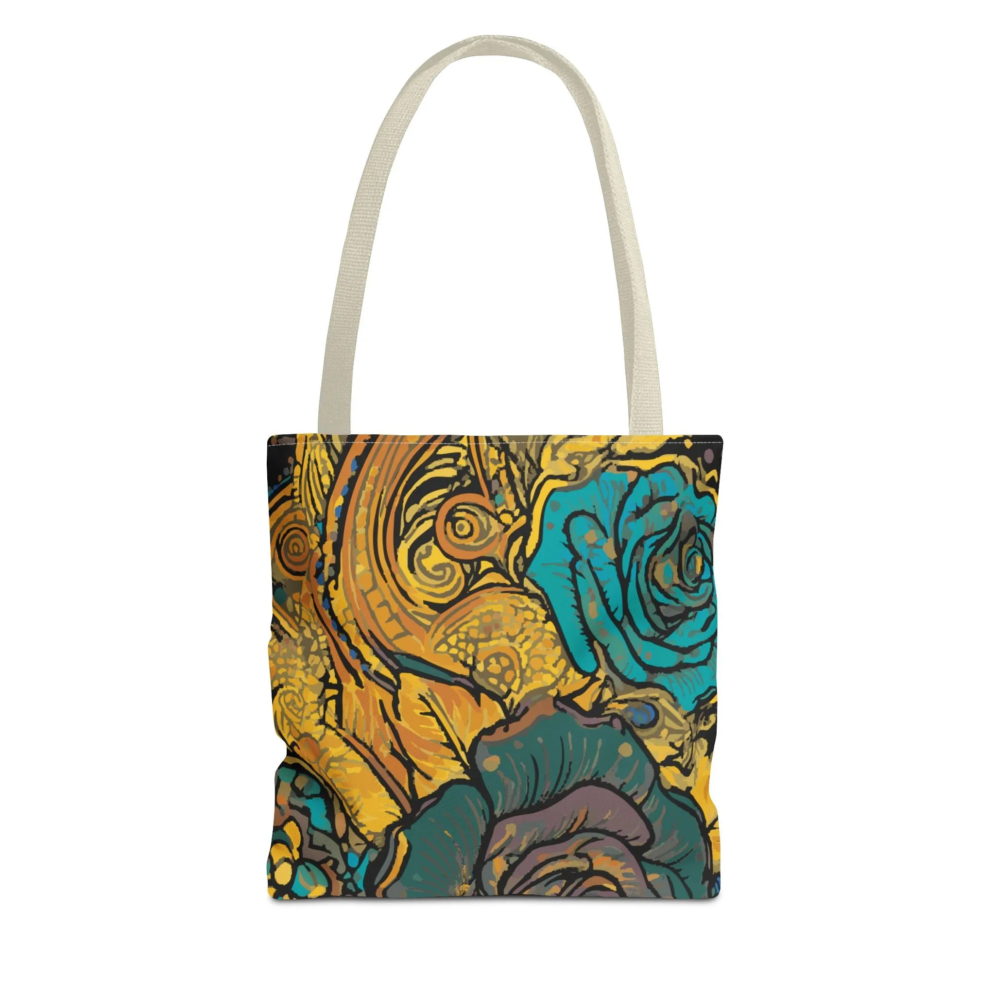 Vibrant Floral Tote Bag - Perfect for Everyday Use and Special Occasions
