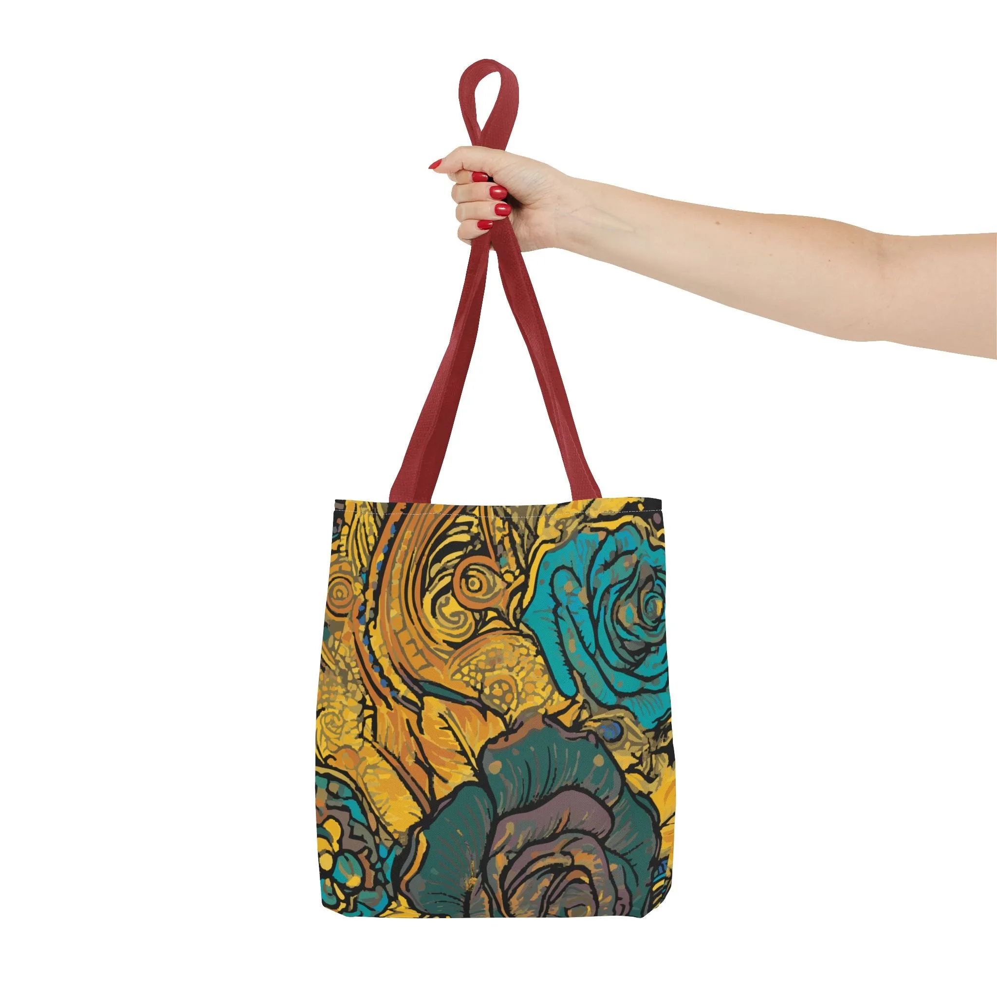 Vibrant Floral Tote Bag - Perfect for Everyday Use and Special Occasions