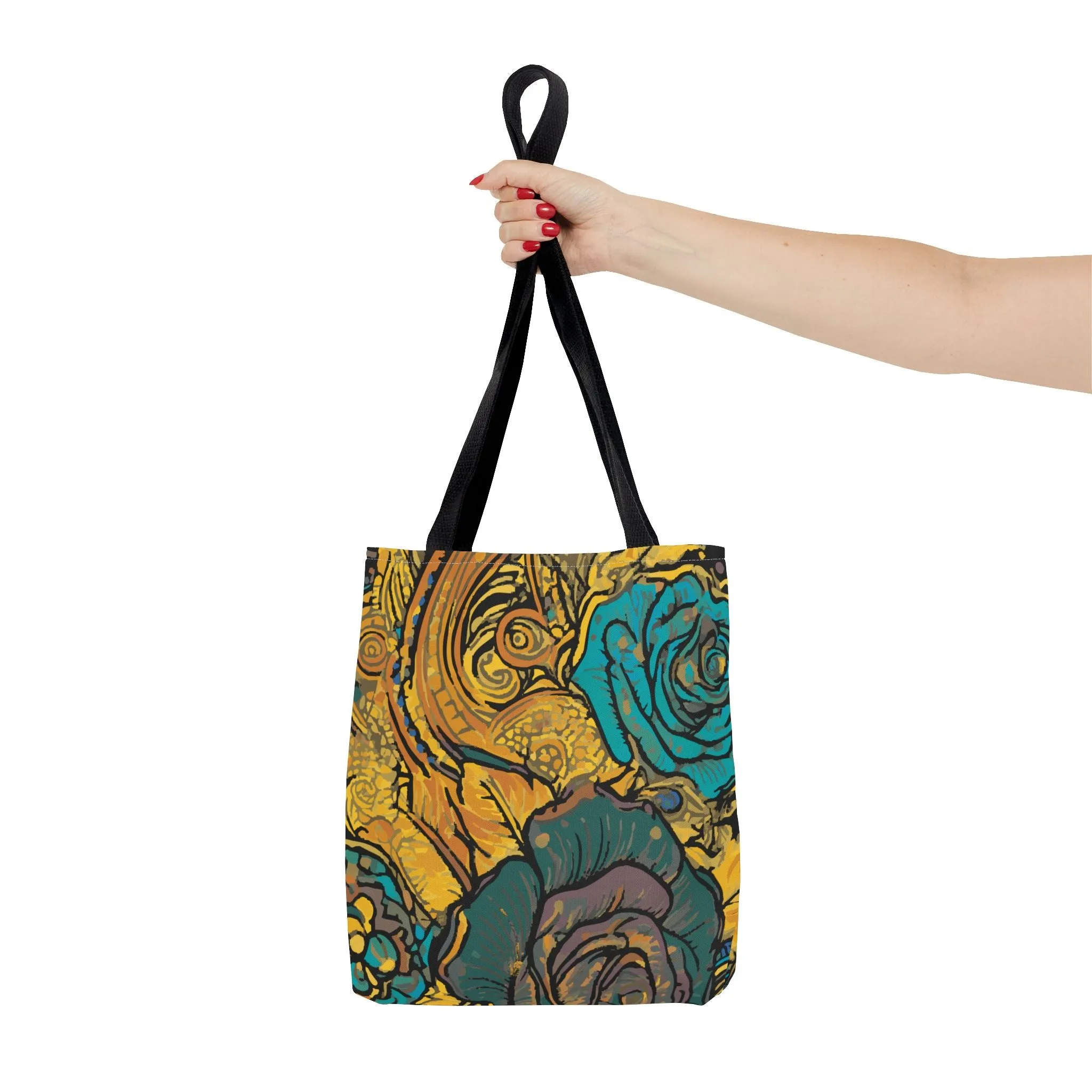 Vibrant Floral Tote Bag - Perfect for Everyday Use and Special Occasions