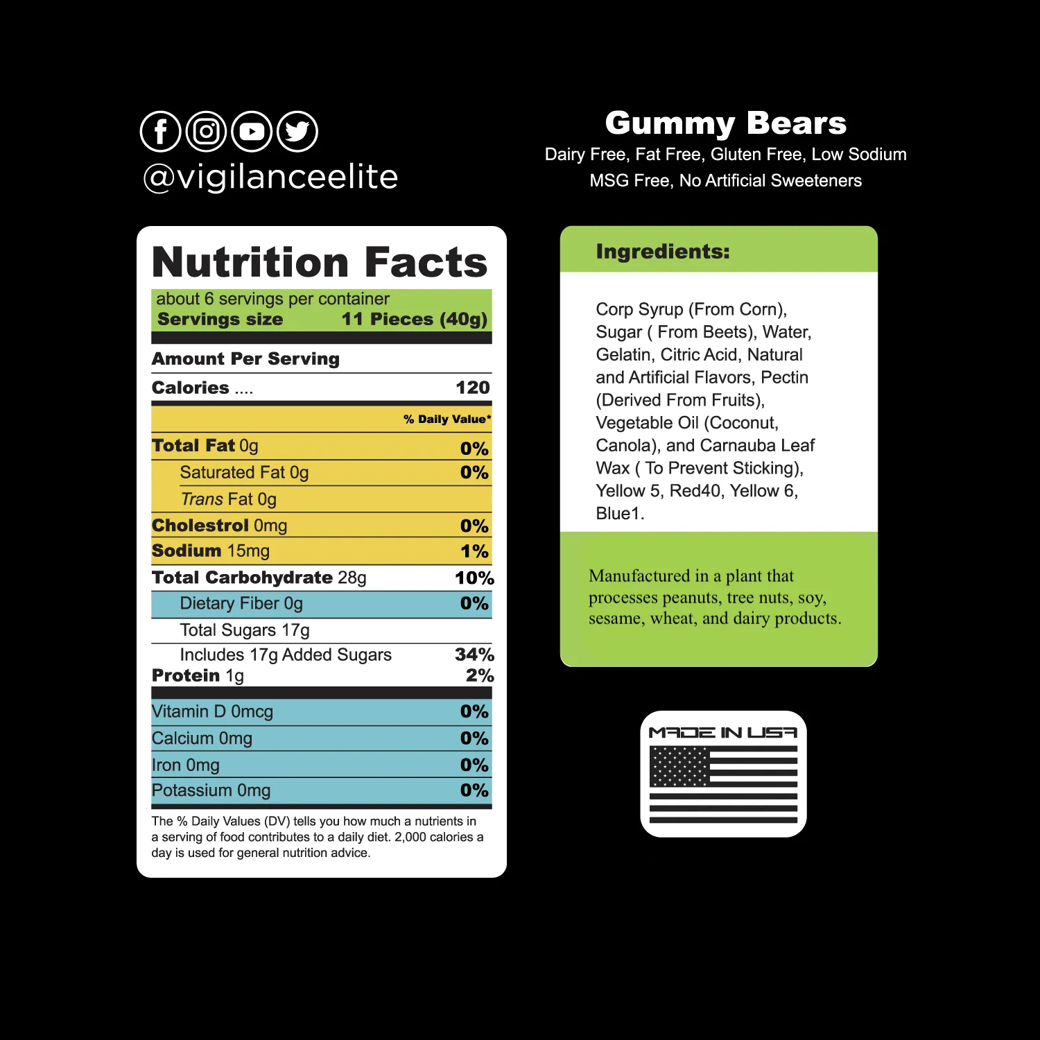 Vigilance Elite Gummy Bears
