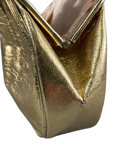 Vintage 1960's Metallic Gold Evening Bag