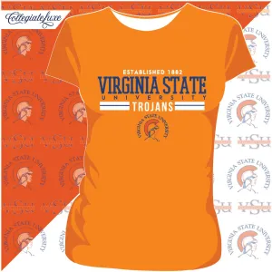 Virginia State  | VSU TRAD Orange Ladies Tees (z) (DK)
