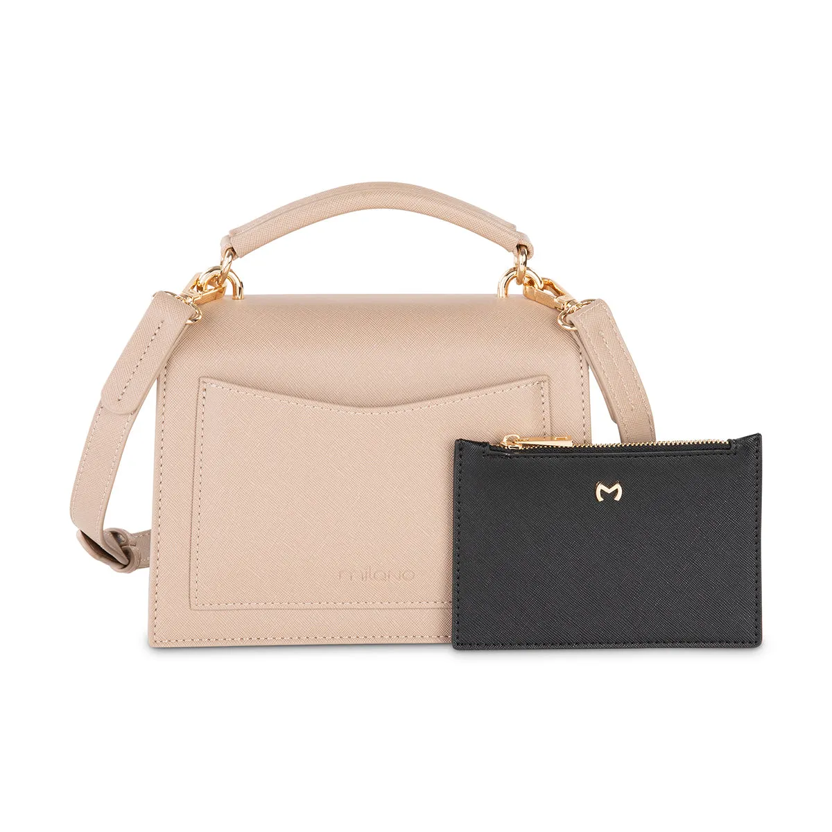 VIVIENNE SATCHEL- NUDE