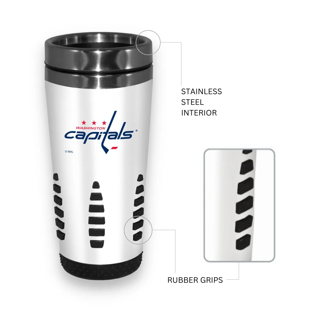 Washington Capitals Travel Mug - 16 oz. White Huntsville